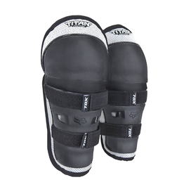 Fox PeeWee Titan Knee/Shin G [Black/Silver]