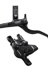 Shimano DISC BRAKE ASSEMBLED SET/J-kit, BL-M4100(L), BR-MT410(F), BLACK, W/O ADAPTER, RESIN PAD (W/O FIN), 1000MM HOSE (SM-BH59-SS BLACK), W/CONNECTER INSERT