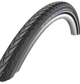 SCHWALBE Schwalbe Marathon Plus Tire 16 x 1.35 (35-349) Black, Reflective Strip, Smart Guard, Endurance, Wire