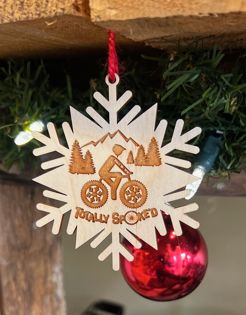 Totally Spoke'd Fatbike Ornament