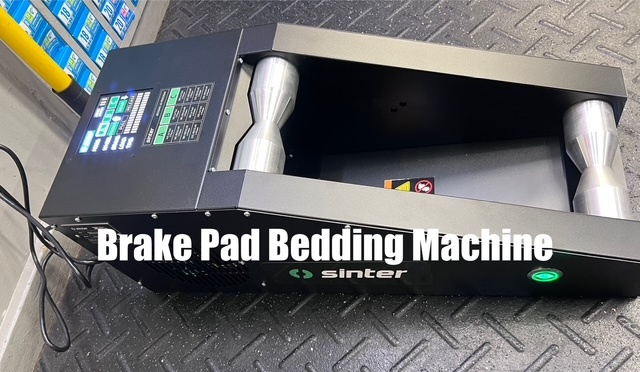 Brake Pad Bedding In Process