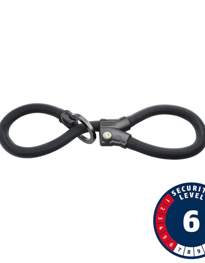 Abus Abus, Infinity Loop Plus 1806K, Chain Lock, Key, 6mm, 140cm, 4.6', Black