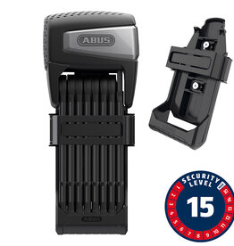 Abus Abus, Bordo Smart X 6500A, Folding Lock, Smart, 110cm, 5mm, Black, No remote, Requires phone app
