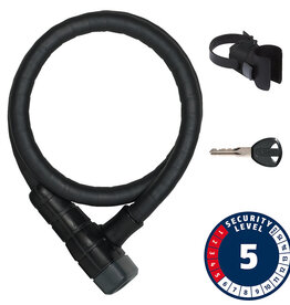 Abus Abus, Microflex 6615K, Armored cable with key lock, 15mm x 85cm (15mm x 2.8')