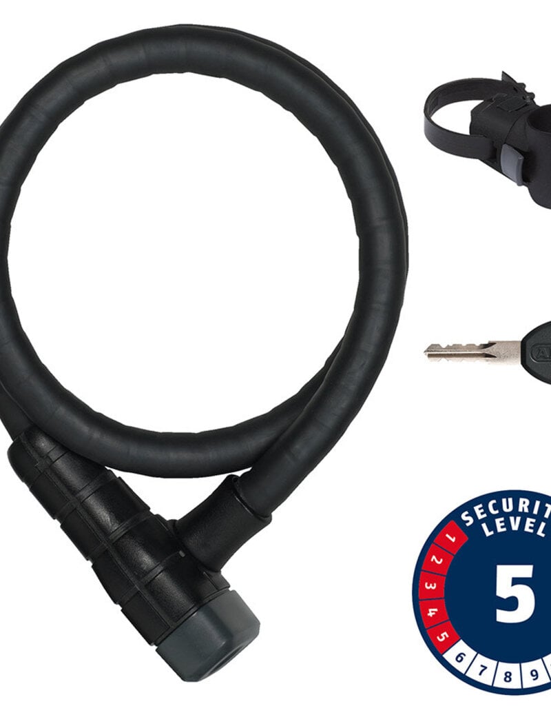 Abus Abus, Microflex 6615K, Armored cable with key lock, 15mm x 85cm (15mm x 2.8')