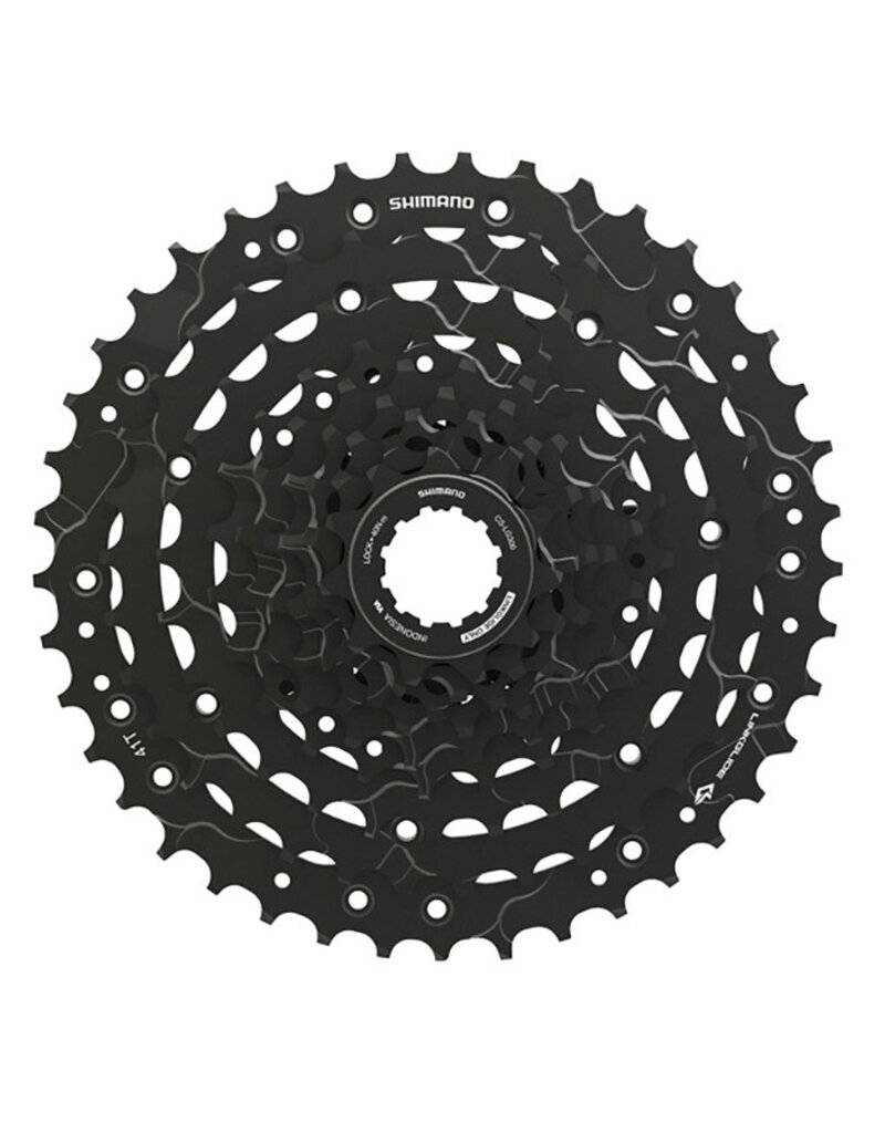 Shimano Shimano CUES  CS-LG300-9 Cassette - 9-Speed, 11-41t, LINKGLIDE, Black