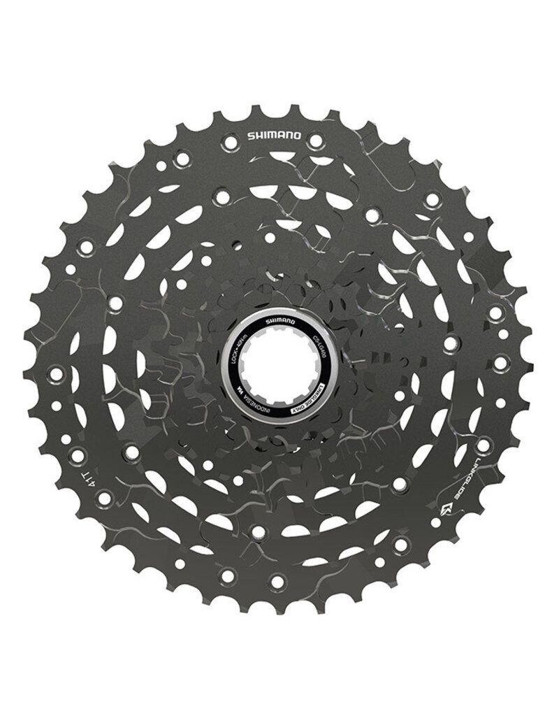 Shimano CASSETTE SPROCKET, CS-LG400-9, CUES, 9-SPEED, 11-13-15-17-20-23-28-34-41T ONE