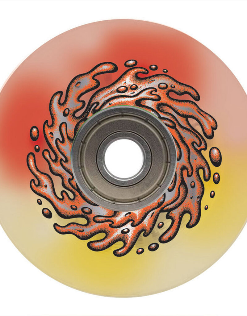 Slime Balls SLIME BALLS WHEELS LIGHT UPS W/RED AND YEL LED OG SLIME 78A 60mm