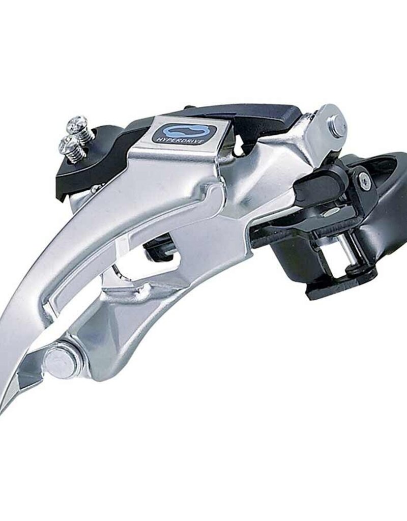 Shimano FRONT DERAILLEUR, FD-M310, TOP-SWING, DUAL-PULL, BAND-TYPE 34.9MM (W/31.8 & 28.6MM ADAPTER) FOR 42/48T, CS-ANGLE: 63-66, CL: 47.5/50MM ONE