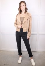 HUSH Corduroy moto style jacket