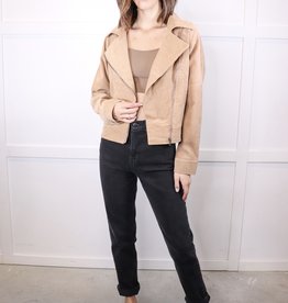 HUSH Corduroy moto style jacket