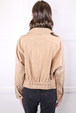 HUSH Corduroy moto style jacket