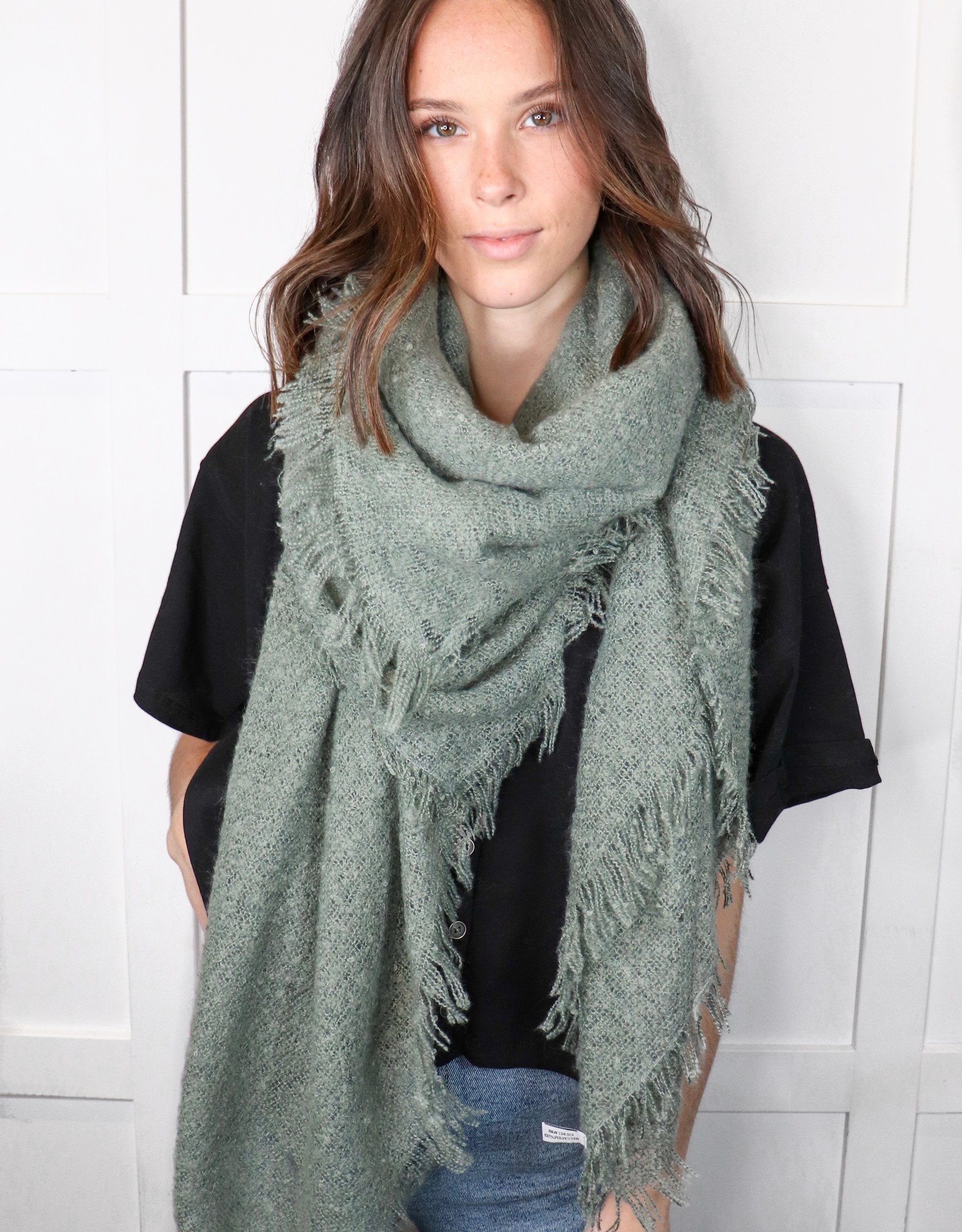 Leto Collection - Mohair Square Blanket Scarf $21 – Thank you
