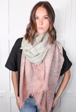 HUSH Two tone ombre scarf