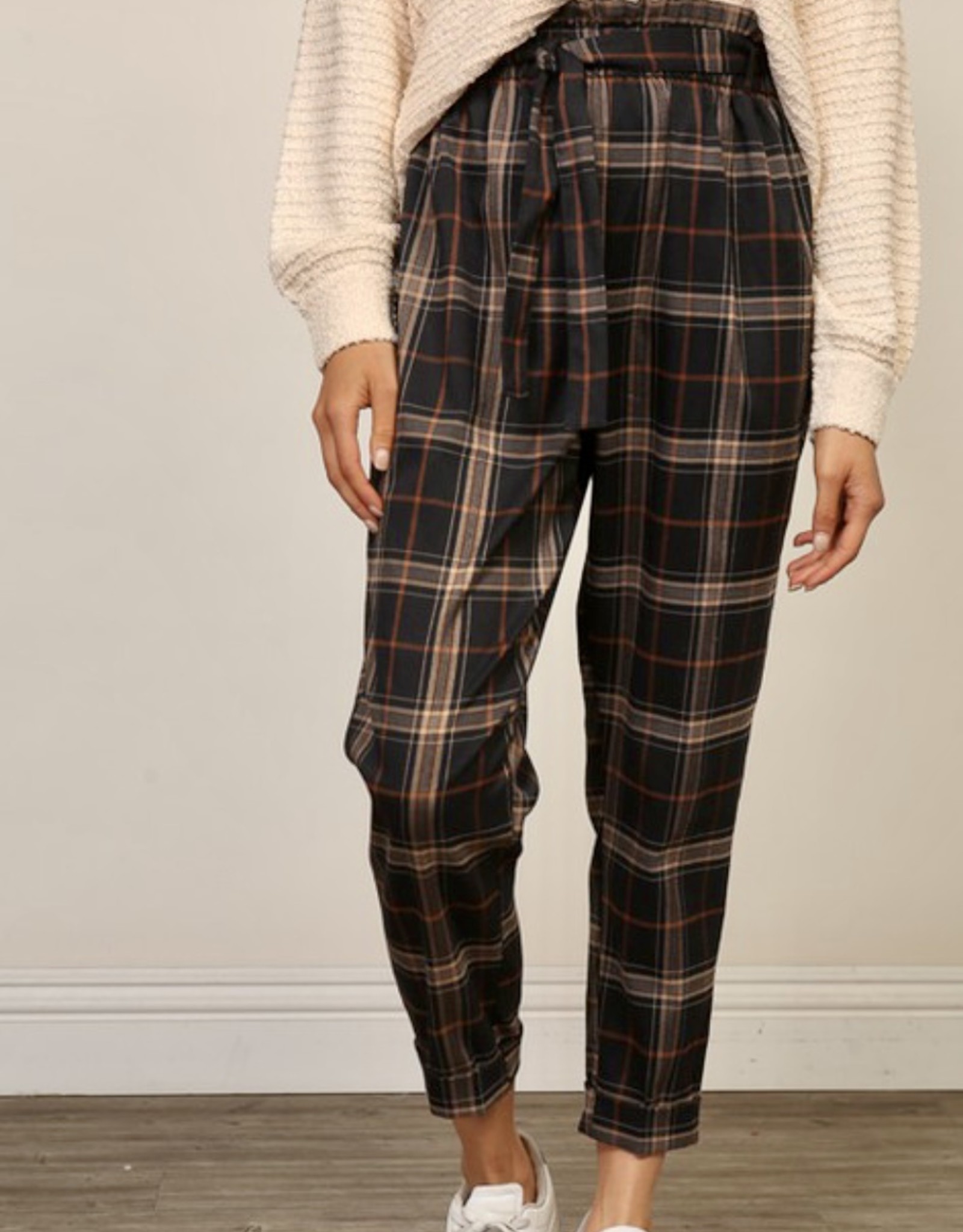 DELAINE plaid trousers - HUSH