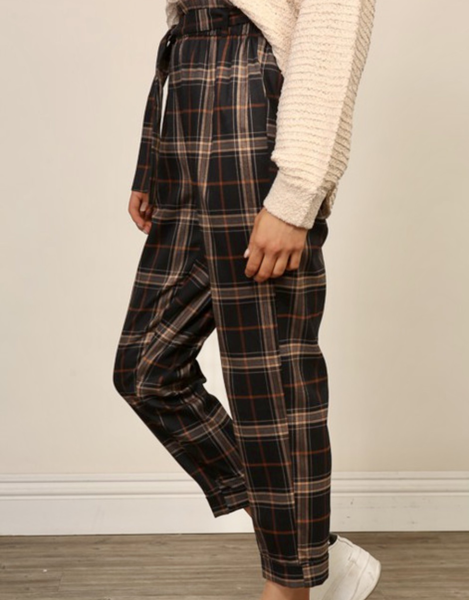 DELAINE plaid trousers - HUSH