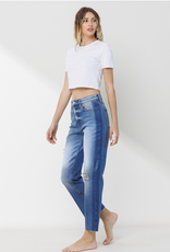 HUSH ELIANA high rise jeans w/ side stripe