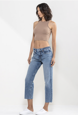 HUSH ELOISE mid rise straight leg jeans