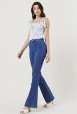 HUSH EVELYN high waisted flare denim