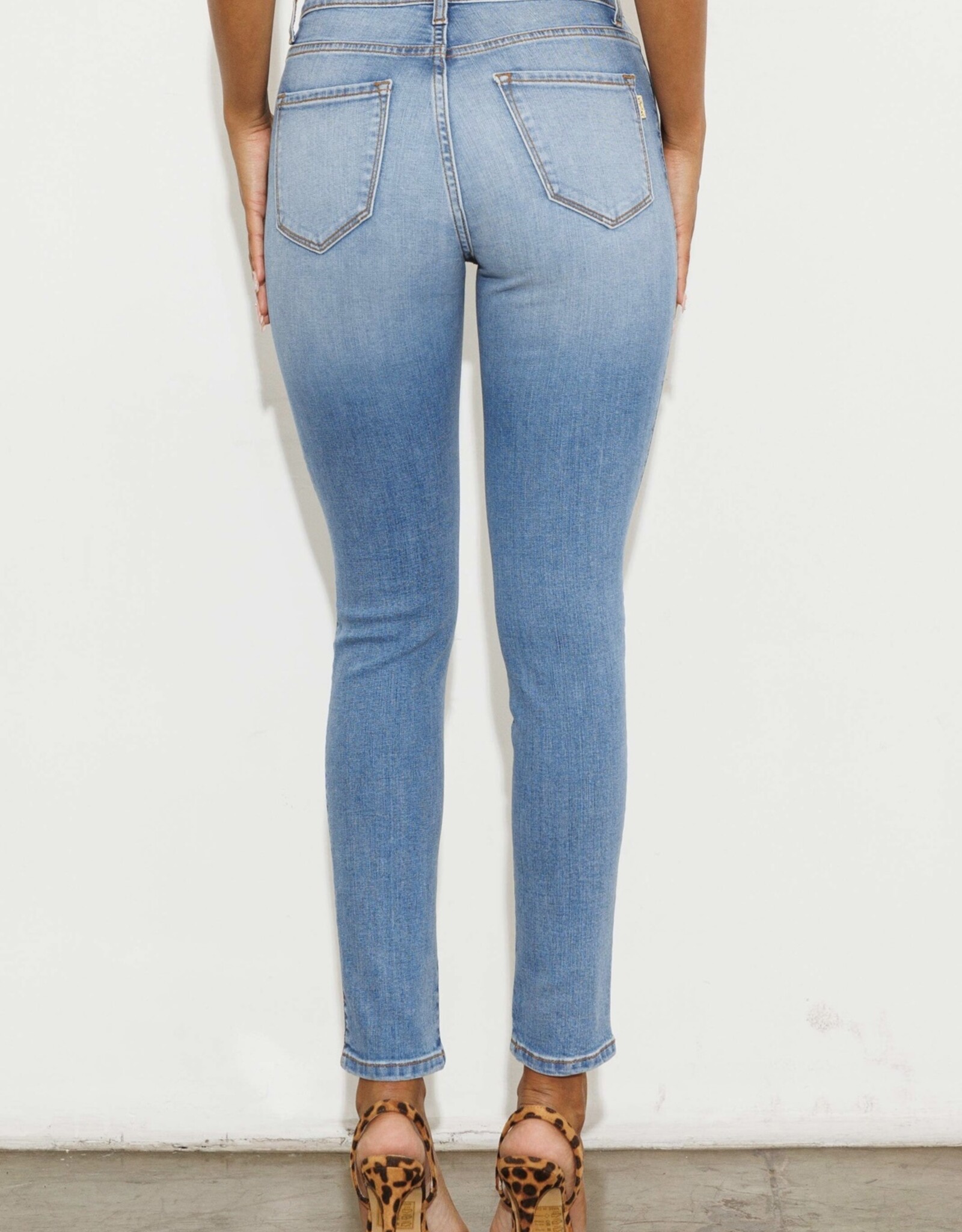 HUSH ELEANOR mid rise ankle flare jeans