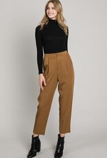 HUSH ELIANNA twill tapered trousers