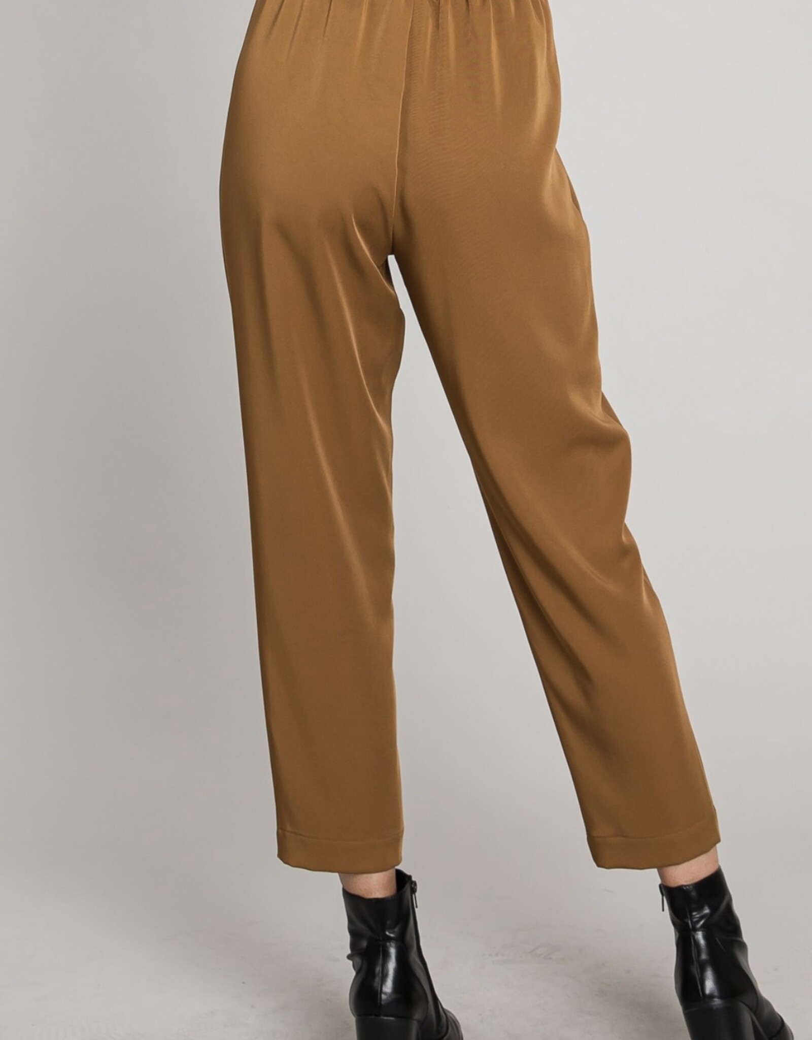 HUSH ELIANNA twill tapered trousers