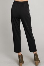 HUSH ELIANNA twill tapered trousers