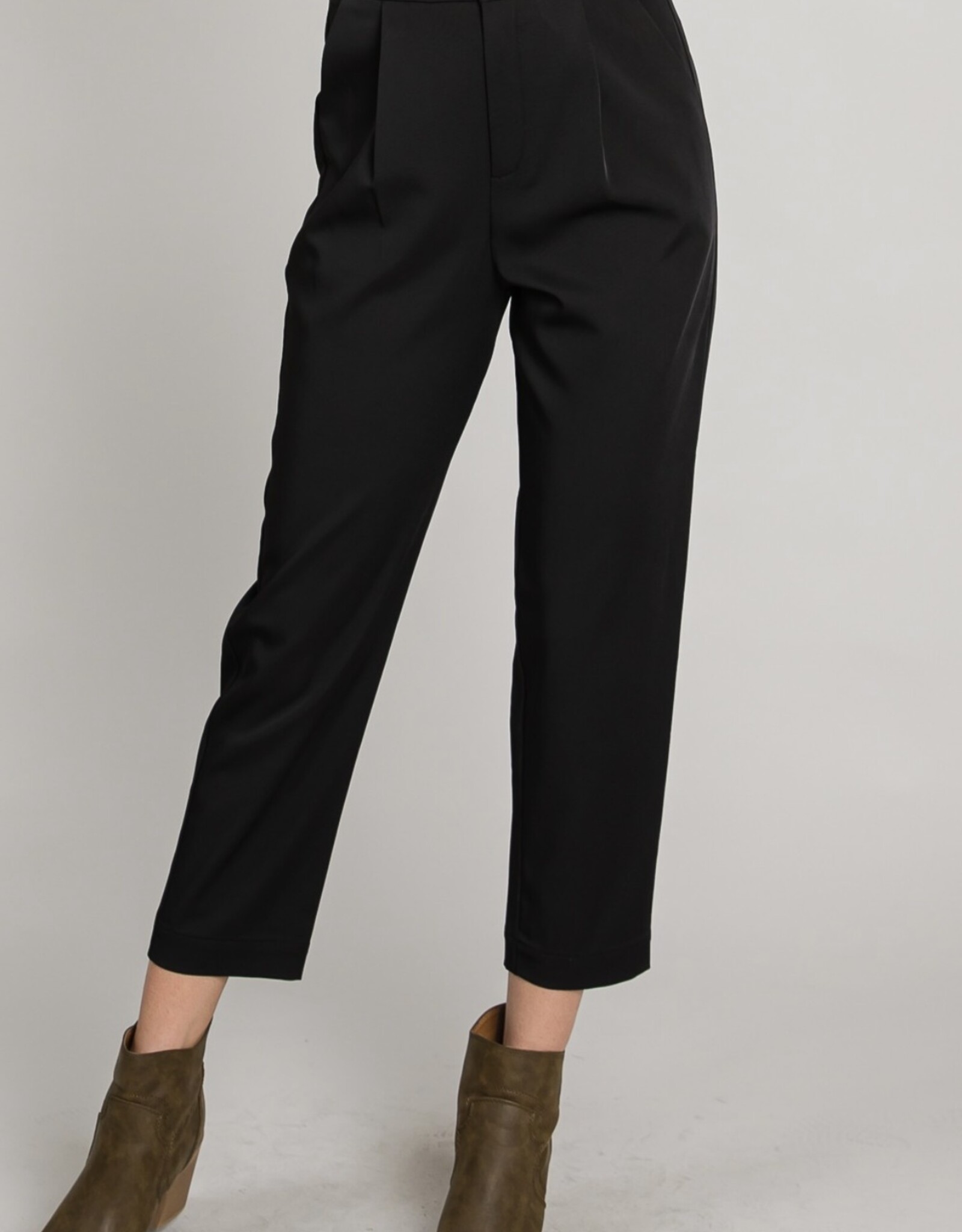 HUSH ELIANNA twill tapered trousers