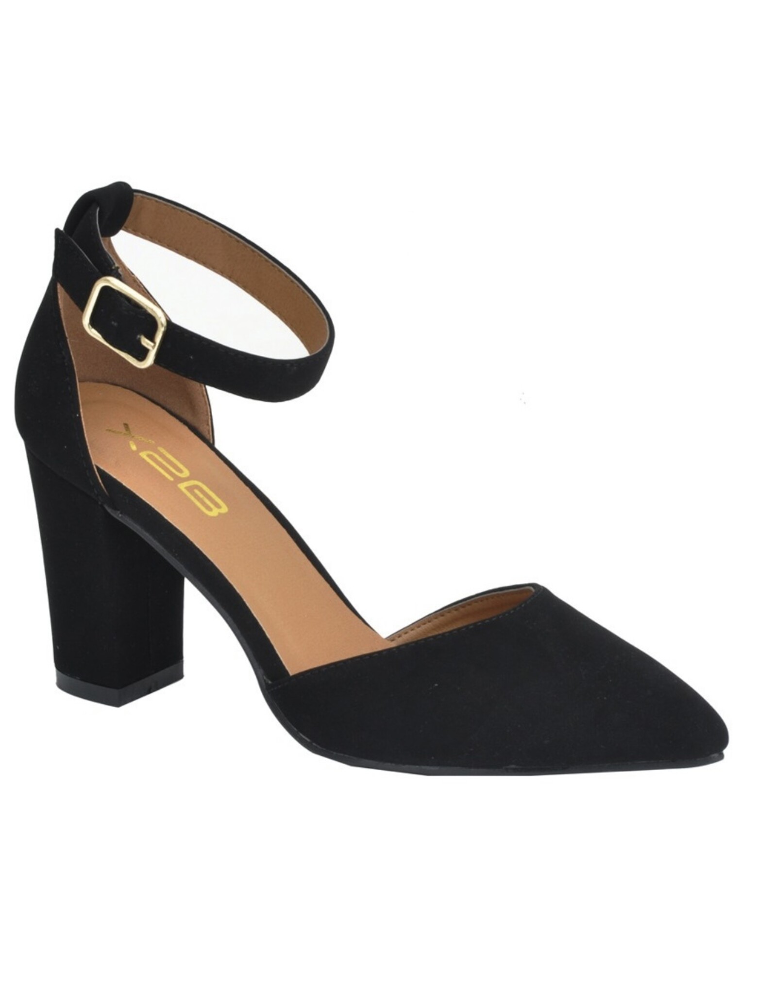 HUSH LEONA closed toe ankle strap heel