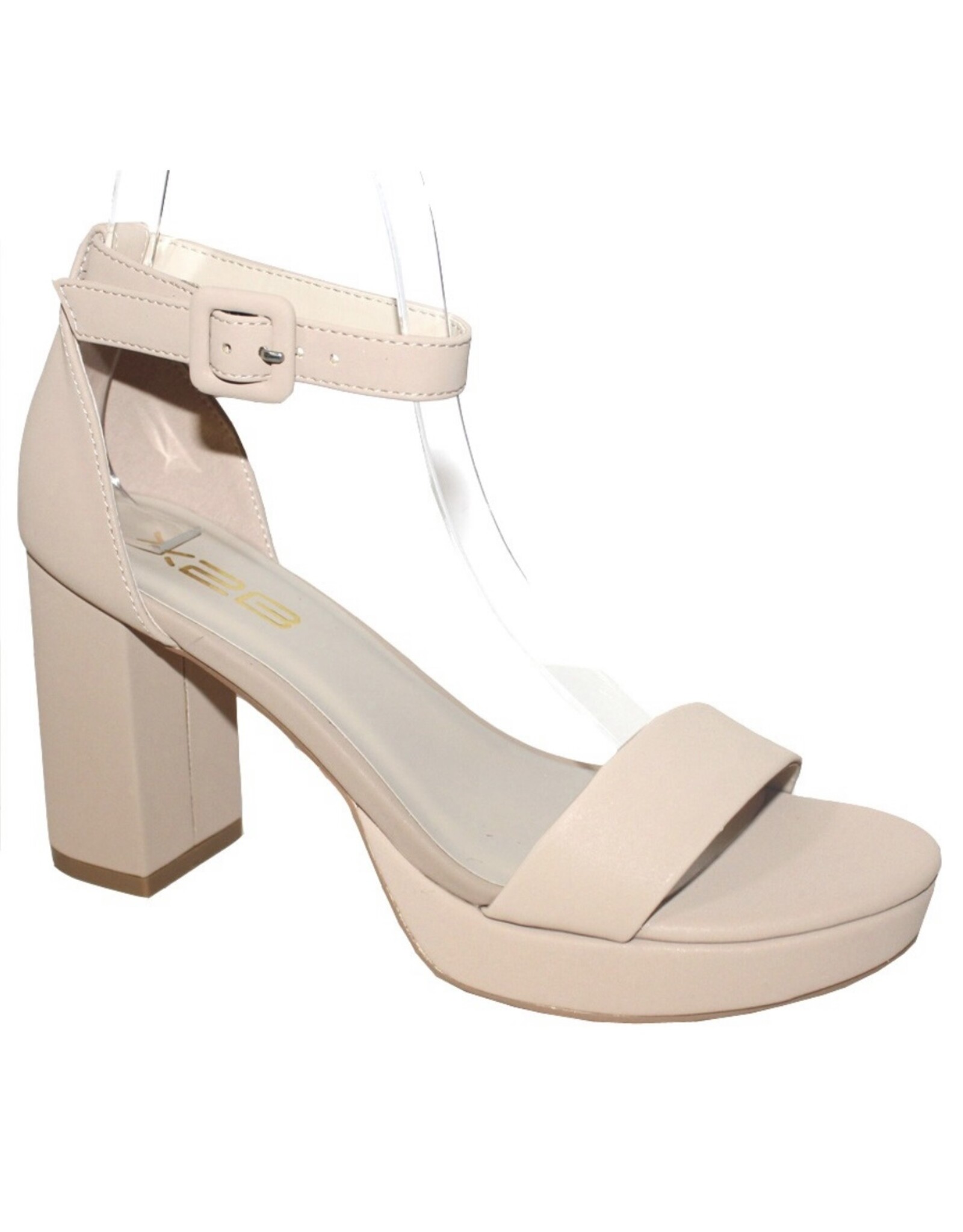 HUSH MANDIE open toe ankle strap heel