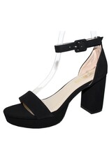 HUSH MANDIE open toe ankle strap heel