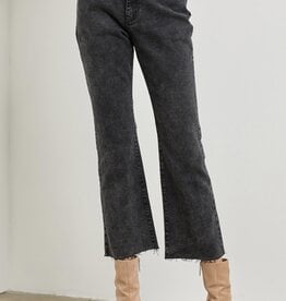 HUSH GINNY stonewash flared jeans