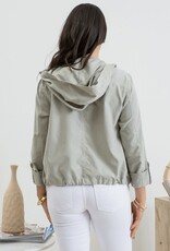 HUSH GLORIA lightweight jacket W/ hood