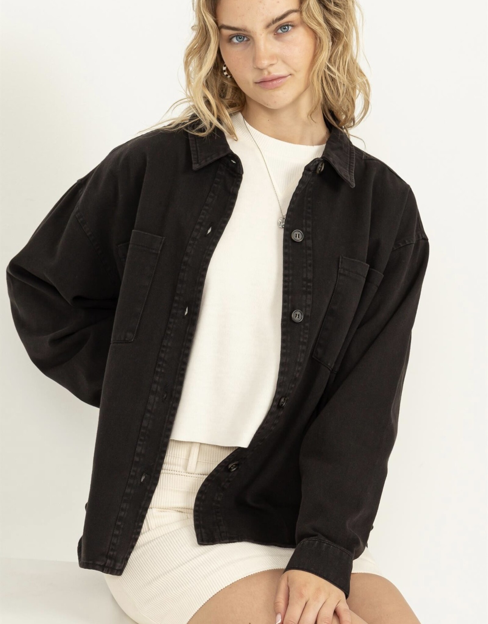 HUSH HARLEIGH realxed fit denim jacket