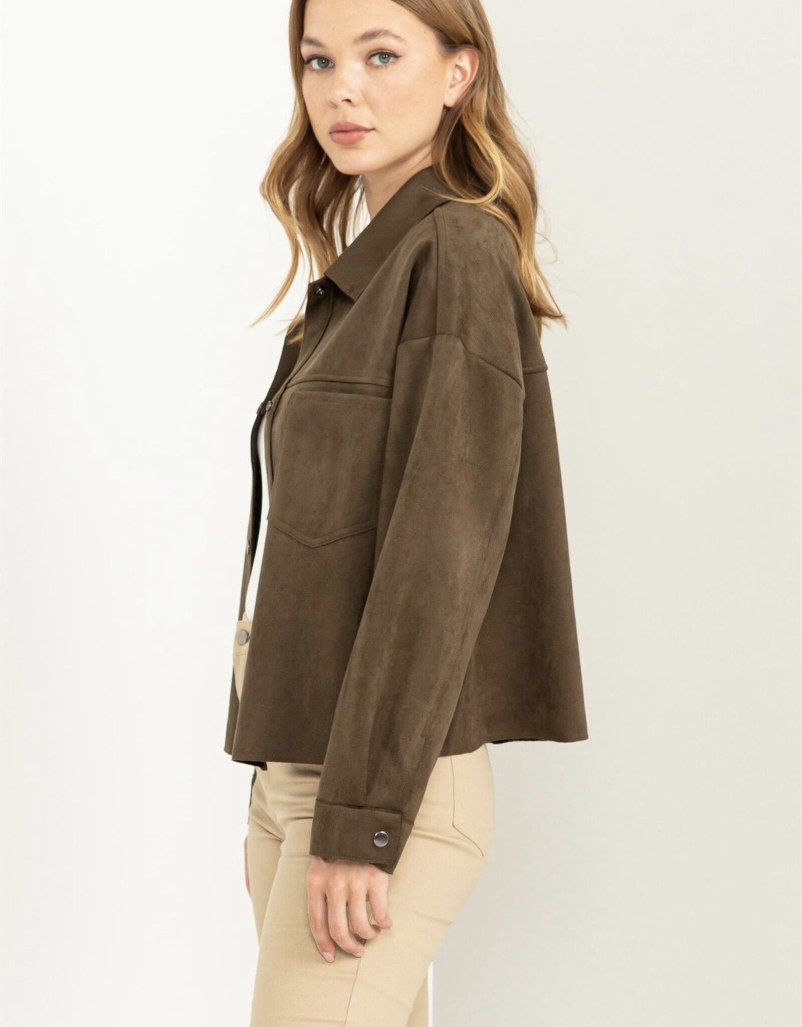 HUSH IVETTE vega suede jacket