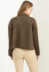 HUSH IVETTE vega suede jacket