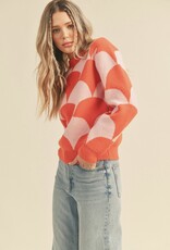 HUSH JOURNEE pattern knit sweater