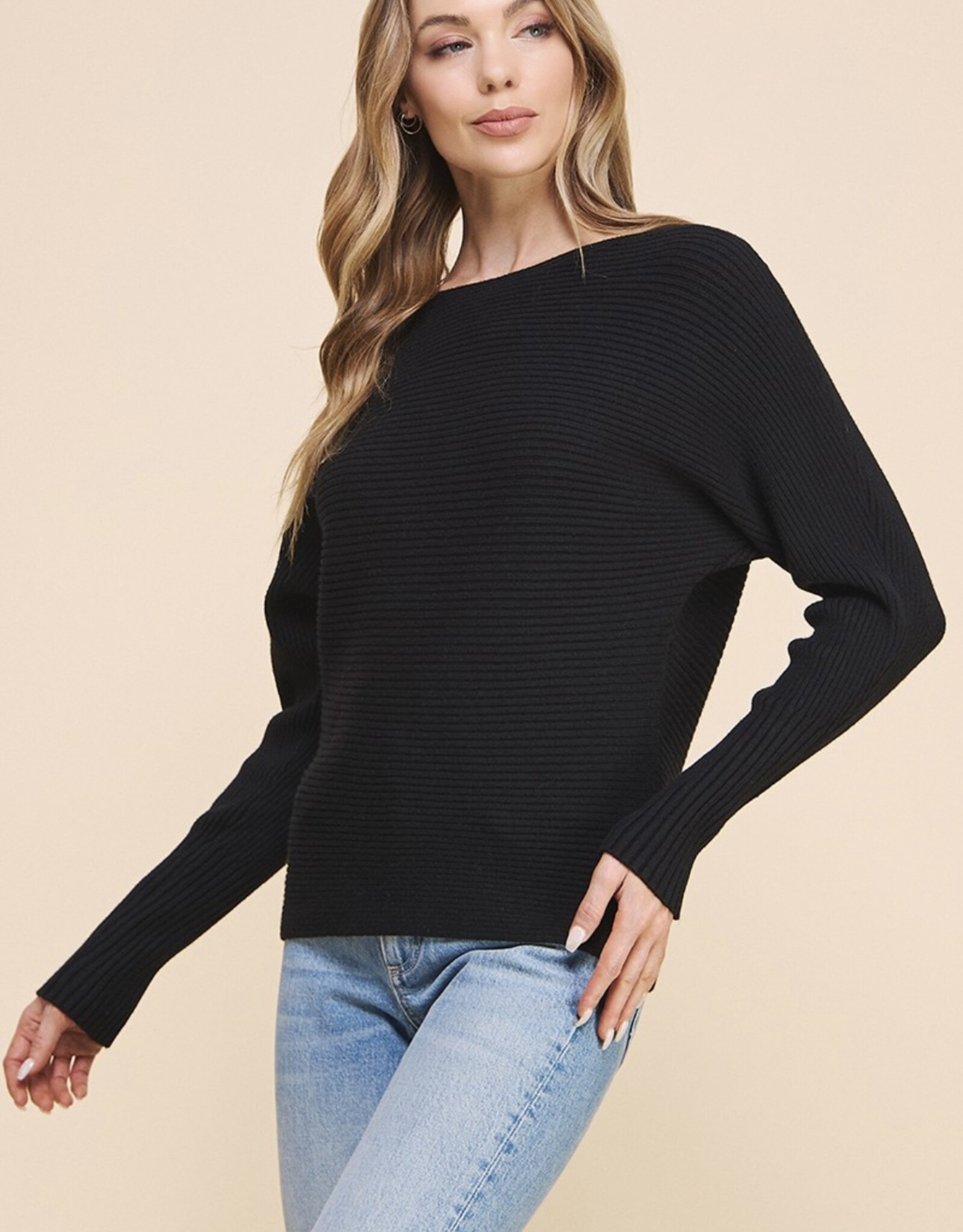 HUSH JAYLEEN basic ribbed sweater