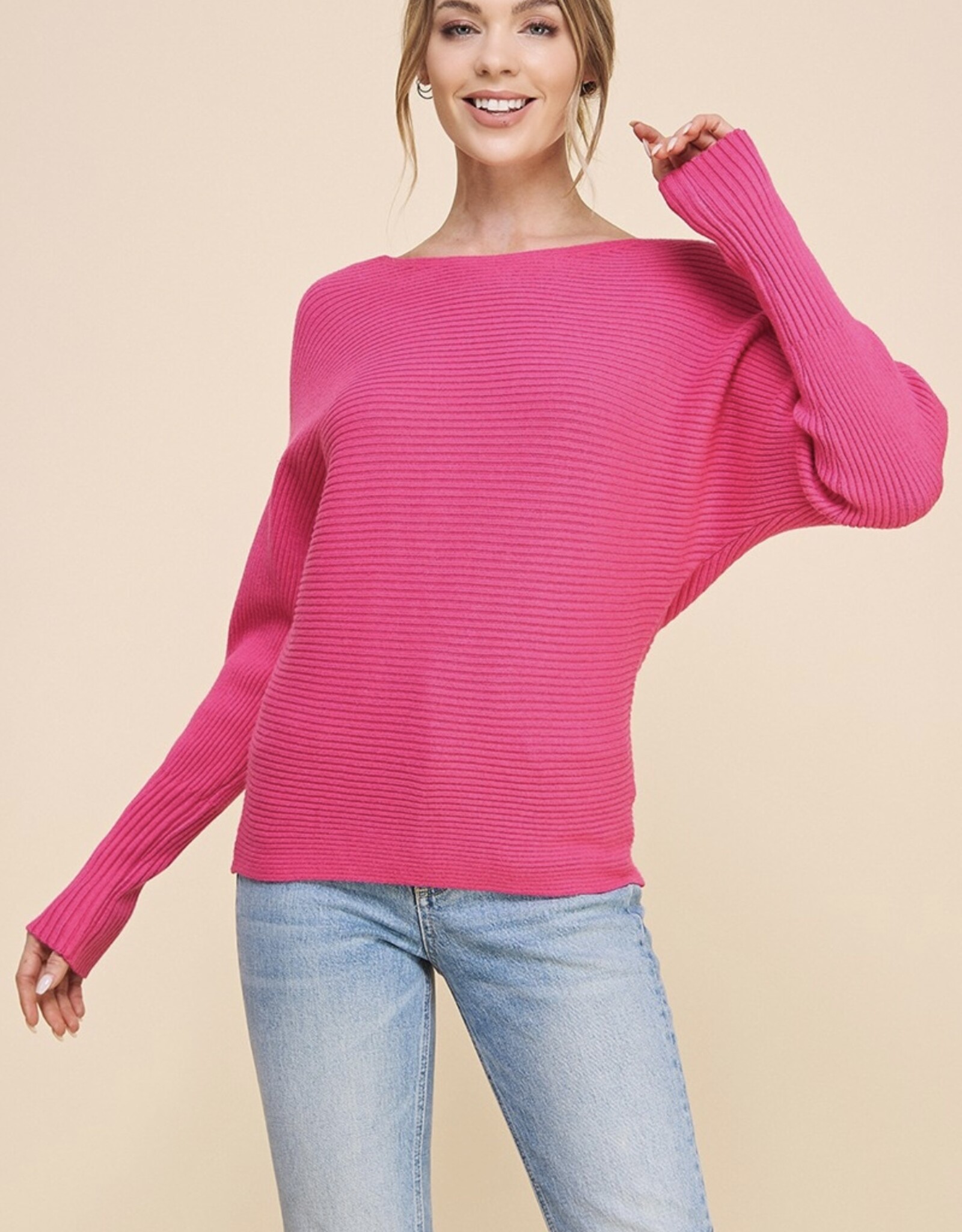 HUSH JAYLEEN basic ribbed sweater