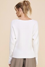 HUSH JAYLEEN basic ribbed sweater