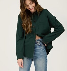 HUSH OAKLAND collared L/S shacket