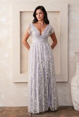 HUSH AMELIA sequin glitter gown