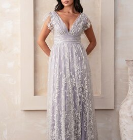 HUSH AMELIA sequin glitter gown