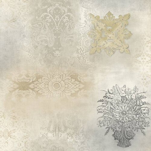 Patina Vie Prisha Patchwork Wallpaper - Neutral Patina Vie Prisha Patchwork Wallpaper - Neutral