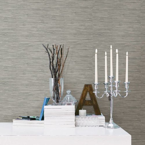 Tibetan Grasscloth Grey Natural Peel & Stick Wallpaper Tibetan Grasscloth Grey Natural Peel & Stick Wallpaper