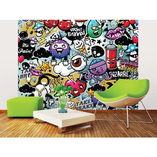 Graffiti Monster Wall Mural Graffiti Monster Wall Mural