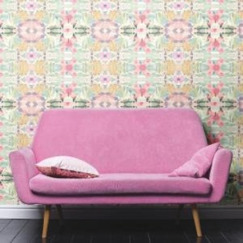 Synchronized floral - Pastel pink Synchronized floral - Pastel pink