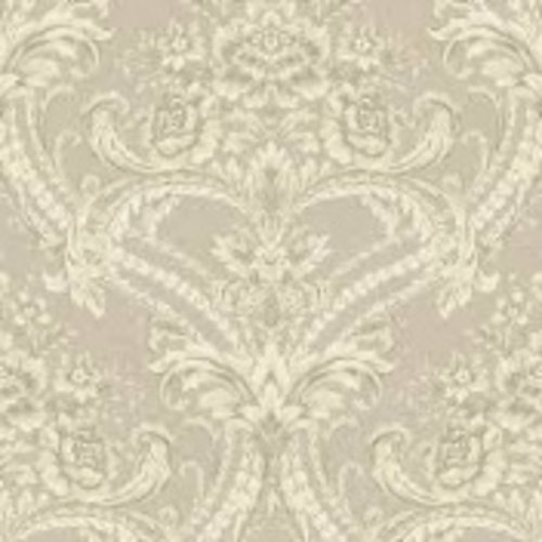Fine Wallpapers Beige and Silver Damask Fine Wallpapers Beige and Silver Damask