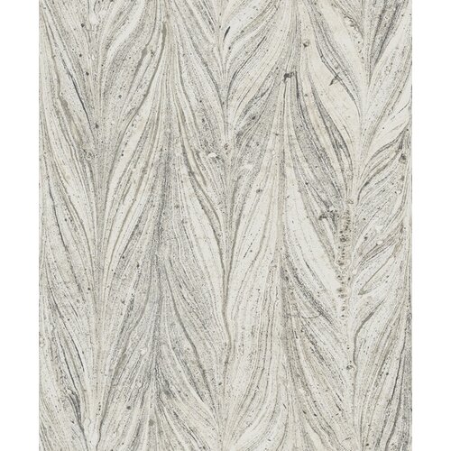 Ebru Marble Wallpaper-Cool Grey Ebru Marble Wallpaper-Cool Grey