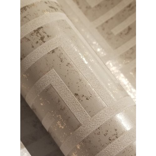A-Maze Wallpaper - Glint/Cream A-Maze Wallpaper - Glint/Cream